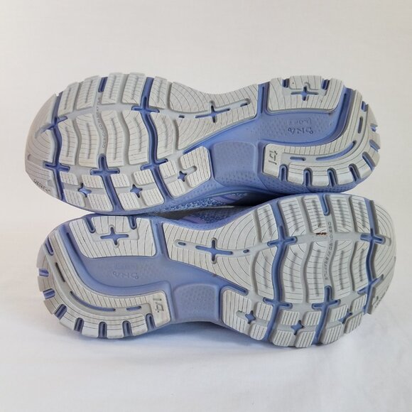 Brooks Ghost 14 Shoes Women SIZE 7 Purple Silver Running Walking Sneakers Traine - Picture 6 of 16